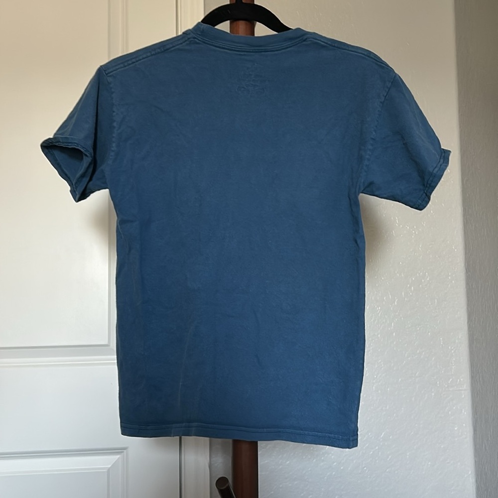 Unisex Youth Walt Disney World Blue Mickey Mouse T-Shirt Size Large |A198 - Picture 4 of 4